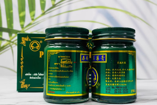 泰國(guó)玉菩藥堂金臥佛青草膏